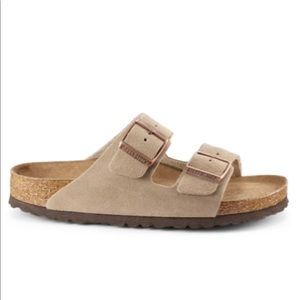 Taupe birkenstock sandals